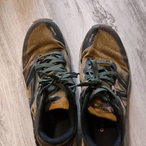Olive and Black Athletic Shoes